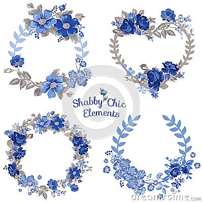 Flower Banners and Tags Vector Illustration