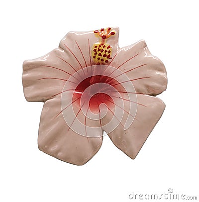 Flower ceramic tiles Stock Photo