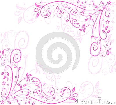 Flower curl Vector Illustration