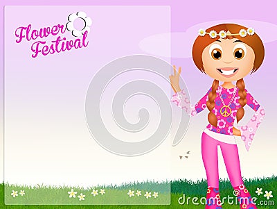 Flower festival Stock Photo
