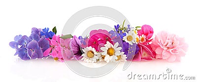 Flower garland Stock Photo