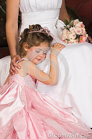 Flower Girl Stock Photo