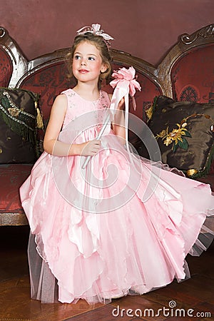 Flower Girl Stock Photo