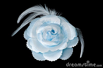 A flower hair clip for women. Stock Photo