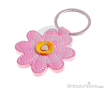 Flower Keychain Stock Photo