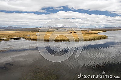 Flower Lake plateau. Editorial Stock Photo