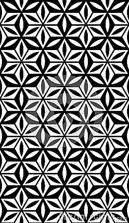 Flower of life seamless pattern of sacred geometry Stock Photo