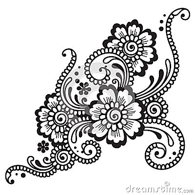 Flower ornament Vector Illustration