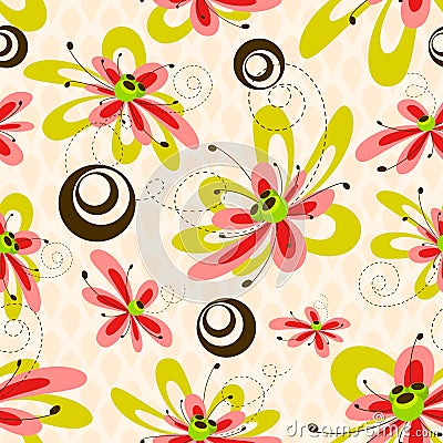 Flower Pattern Vector Illustration