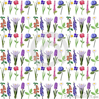 Flower pattern vector illustration Vector Illustration