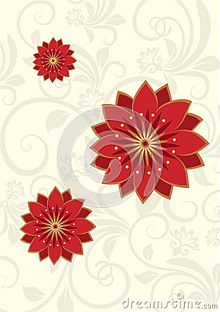 Flower pattern Vector Illustration