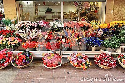 Flower shop Stock Photo