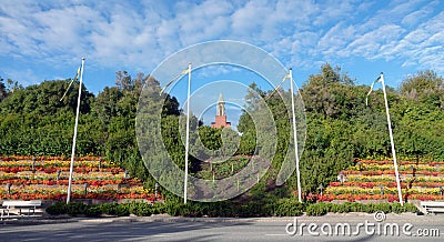 Church of Ostersund in Sweden Stock Photo