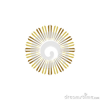 Flower Sunlight Abstract Logo Template Illustration Design. Vector EPS 10 Vector Illustration