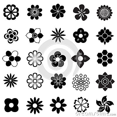 Flower vector set Vector Illustration