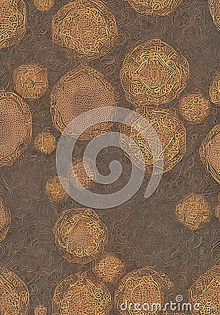 Flowerpatterned abstract with flat neutral texture. Stock Photo