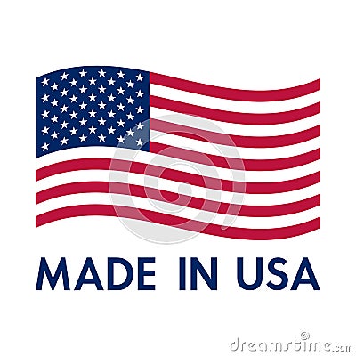 Made in USA Vector Illustration