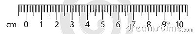 Ruler measurement scale Vector Illustration