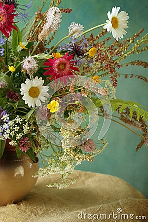 Flowers bouquet Stock Photo