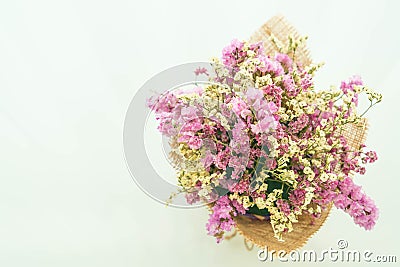 flowers bouquet decoration on table Stock Photo