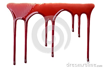 Flowing Blood Stock Photo