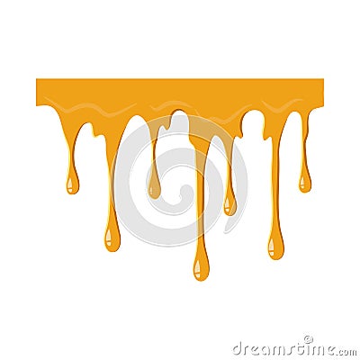 Flowing honey icon Vector Illustration