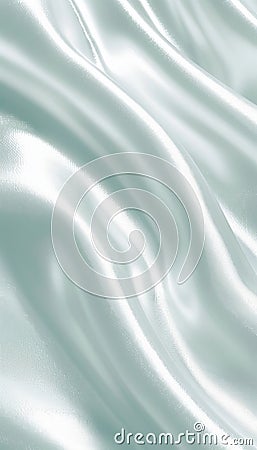 Flowing Silver Liquid Satin Silky Cloth Background Or Wallpaper