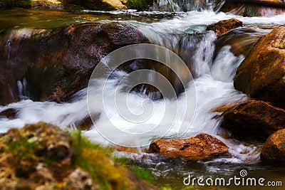 Flowing water Stock Photo