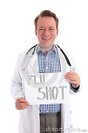 Flu shot Stock Photo