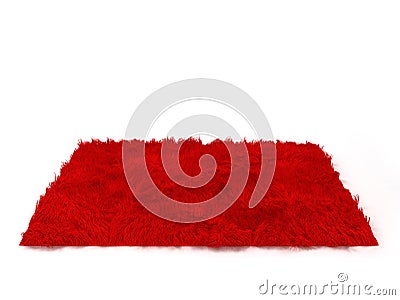 Fluffy carpet Cartoon Illustration