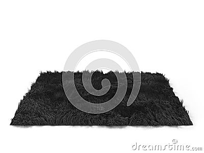 Fluffy carpet Cartoon Illustration