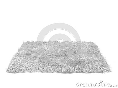 Fluffy carpet Cartoon Illustration