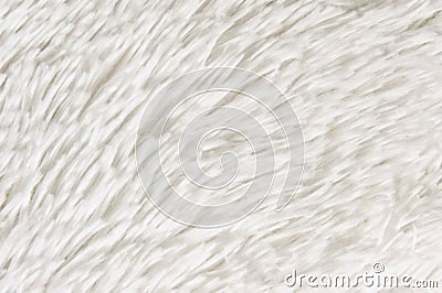 Fluffy plaid of polyester with a long heap gray. Comfortable home textiles. Background, texture Stock Photo