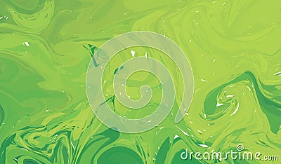 Fluid colorful shapes background. Green Trendy gradients. Fluid shapes composition. Abstract Modern Liquid Swirl Marble flyer desi Vector Illustration