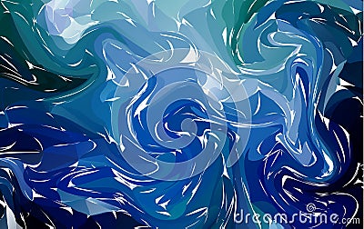 Fluid colorful shapes background. Multi Blue Trendy gradients. Fluid shapes composition. Abstract Modern Liquid Swirl Marble flyer Vector Illustration