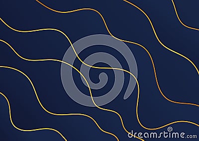 Fluid luxury design curve shape abstract overlap layer background Vector Illustration