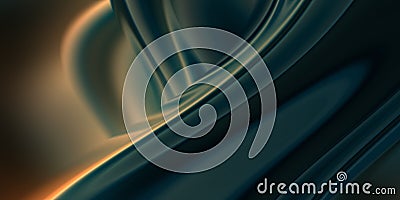 Fluid mercurial substance. Abstract iridescent background. Smooth gradient layout for decoration. Stock Photo