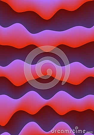 Fluid Pattern Vivid Violet Red Gradient Vertical Background Stock Photo