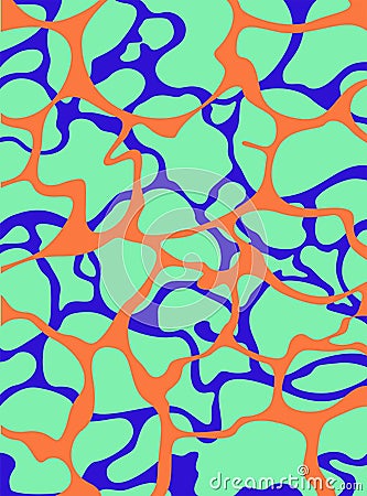Fluid water texture background illustration vector synaps puls clip art pattern banner print card editable Vector Illustration