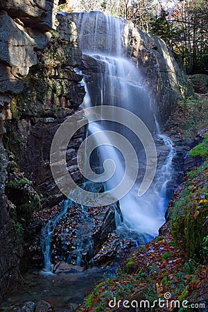 The Flume Gorge Stock Photo