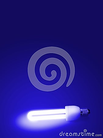 Fluorescent lamp Stock Photo