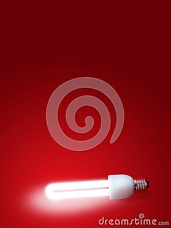 Fluorescent lamp Stock Photo