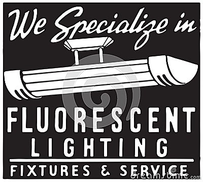 Fluorescent Lighting Stock Photo