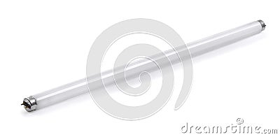 Fluorescent tube lamp Stock Photo