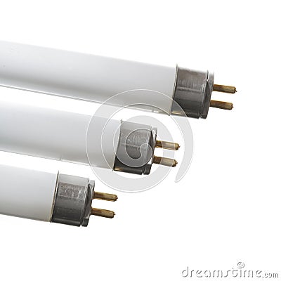 Fluorescent tubes Stock Photo