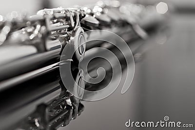 Flute fragment Stock Photo