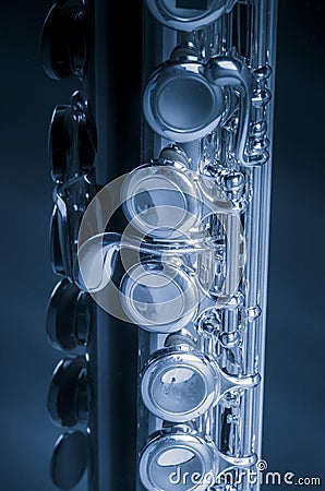 Flute instrument Stock Photo