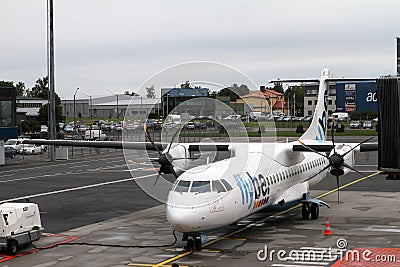 FlyBe Dash 8 Editorial Stock Photo