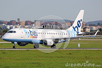 Flybe Embraer ERJ175 Editorial Stock Photo