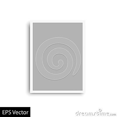 A4 Flyer Paper Mock-up Design. Vector illustration Vector Illustration